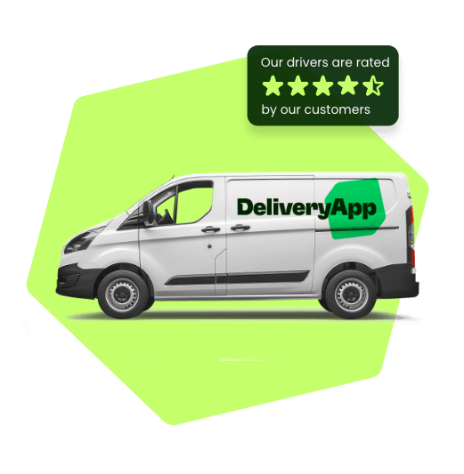 See your same day courier ratings and choose from a range of delivery vehicles