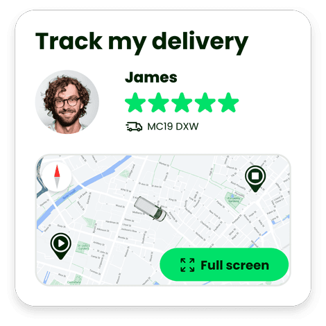 Real time tracking with DeliveryApp