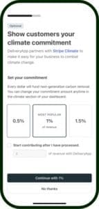 Climate Commitment (optional)