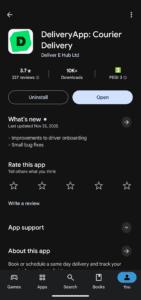 Google Play - Update app